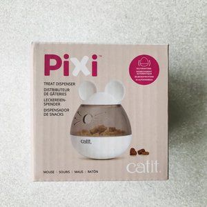 Catit Pixi Cat Treat Toy Treats or dry food Dispenser Interactive 3.9" x 3.1"